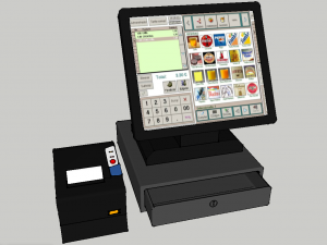 point of sale terminal tpv 3Dモデル