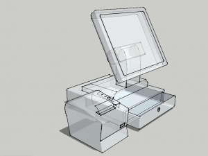 point of sale terminal tpv 3Dモデル