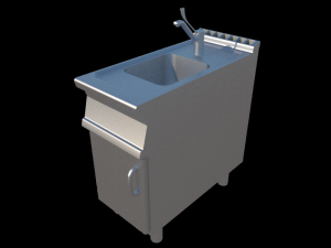 sink module 40 cm serie 900 3D Model