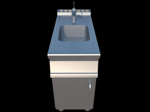 sink module 40 cm serie 900 3D मॉडल