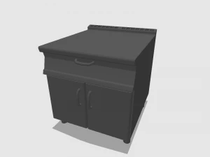 neutral module 80 cm serie 900 3D Model