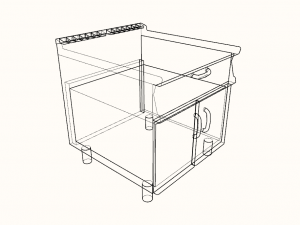 neutral module 80 cm serie 900 3D Model