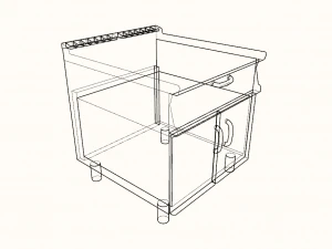 neutral module 80 cm serie 900 3D Model