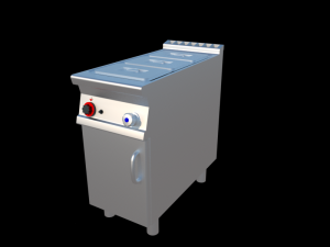 bain marie module 40 cm serie 900 3D Model