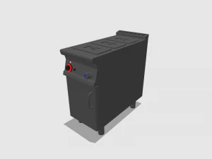 bain marie module 40 cm serie 900 3D Model