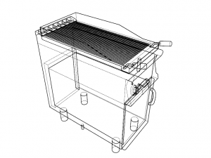barbecue 40 cm serie 900 3D 模型
