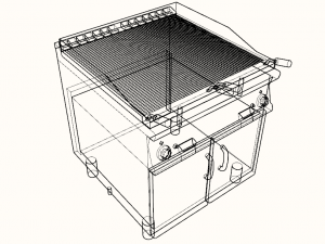 barbecue 80 cm serie 900 3D 모델