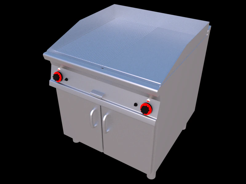 fri-top smooth-slotted 80 cm serie 900 3D Model .c4d .max .obj .3ds .fbx .stl .blend 