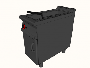 fryer 40 cm serie 900 3D Model