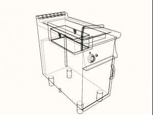 fryer 40 cm serie 900 3D Model