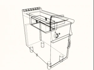 fryer 40 cm serie 900 3D Model