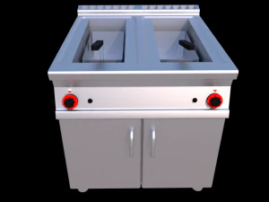double fryer 80 cm serie 900 3D Model