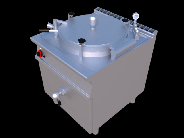 cooking kettles 80 cm serie 900 Model 3D .c4d .max .obj .3ds .fbx .stl .blend 
