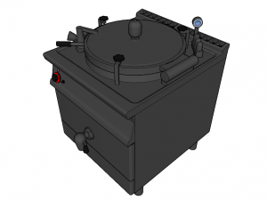 cooking kettles 80 cm serie 900 Model 3D