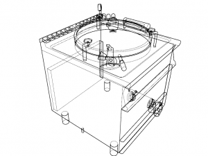 cooking kettles 80 cm serie 900 Model 3D