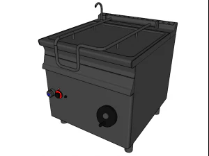 tilting skillet 80 cm serie 900 3D Model