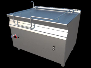 frigideira inclinável 120 cm serie 900 Modelo 3D