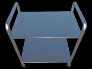 tray transport trolley 3D Модель
