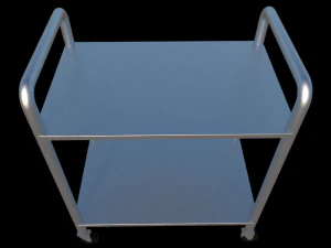 tray transport trolley 3D Model