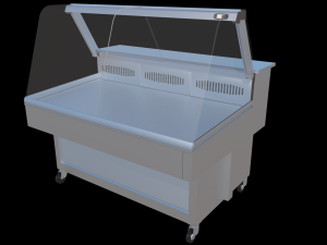 refrigerated fish display case 3Dモデル