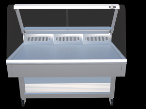 refrigerated fish display case 3D Model