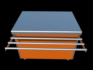 self service neutral module 1125 mm Model 3D