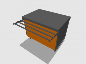 self service neutral module 1125 mm Model 3D