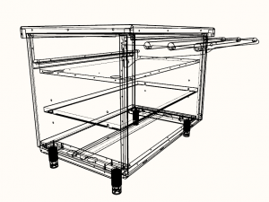 self service neutral module 1125 mm Model 3D