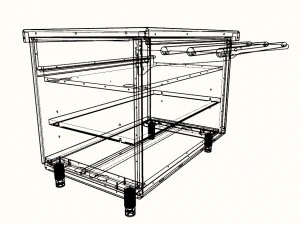 self service neutral module 1125 mm 3D Model