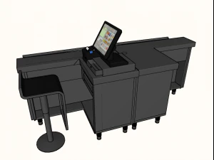 self service payment modules l r 1125 mm 3D Model