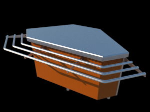 self service corner module 3D Model