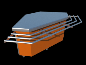 self service corner module 3D 모델