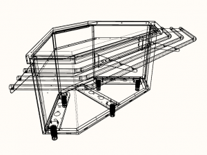 self service corner module 3D 모델
