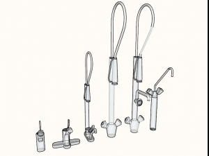 industrial faucets 3D 모델