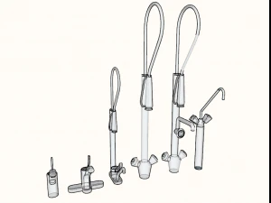 industrial faucets 3D Model
