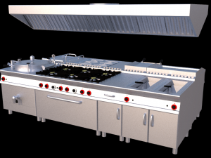 modular kitchen serie 900 collection Modelo 3D