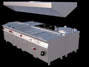 modular kitchen serie 900 collection Modelo 3D