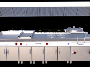 modular kitchen serie 900 collection Modelo 3D
