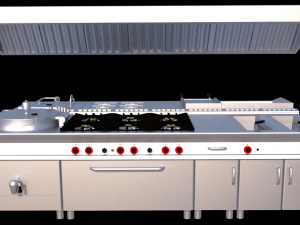 modular kitchen serie 900 collection Modelo 3D