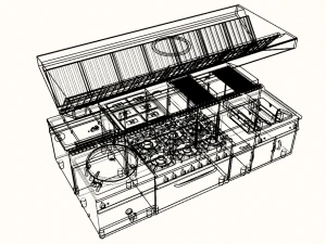 modular kitchen serie 900 collection 3D Model