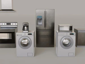 Kitchen Appliances 3D Model
