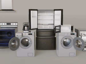 Kitchen Appliances Model 3D