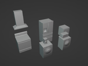 Kitchen Appliances Model 3D
