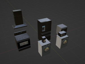 Kitchen Appliances Model 3D