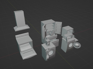 Kitchen Appliances Model 3D