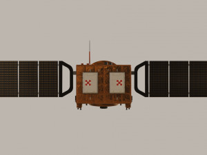 Orbital Space Satellite Modelo 3D