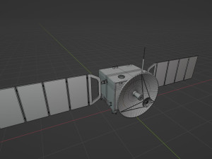 Orbital Space Satellite Modelo 3D