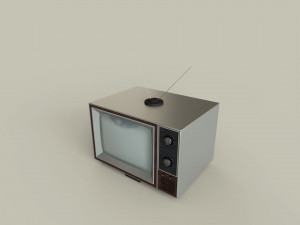 classic television Model 3D