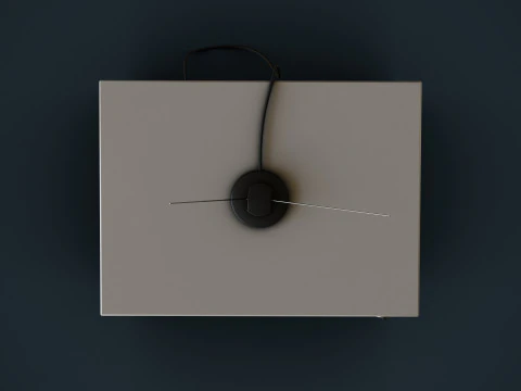 Televisi Klasik Model 3D