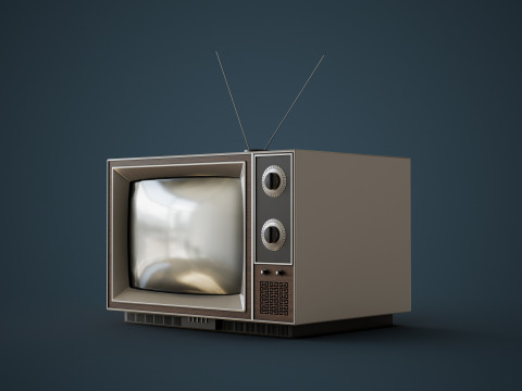 Classic Television 3D 模型